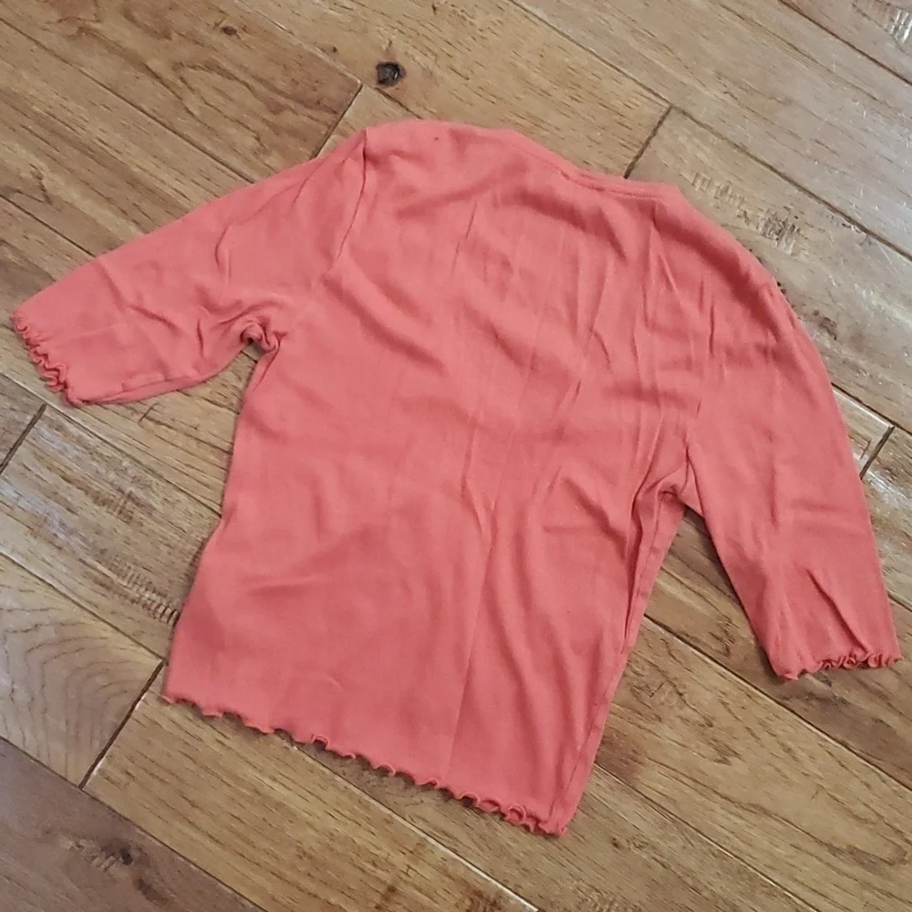 Intimately free people coral crop top